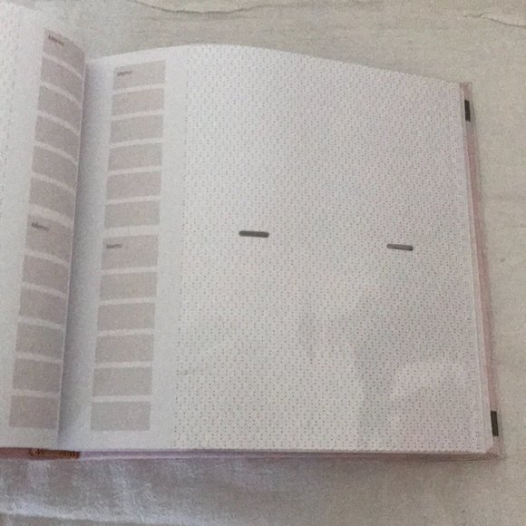 Pink and Brown Fabric Photo Album UNUSED - Picture 4 of 11